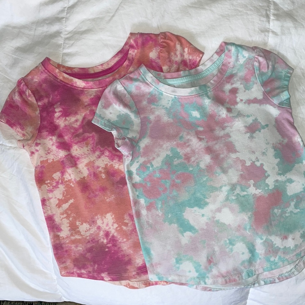 (2) Cat & Jack 4T Tie Dye Shirts